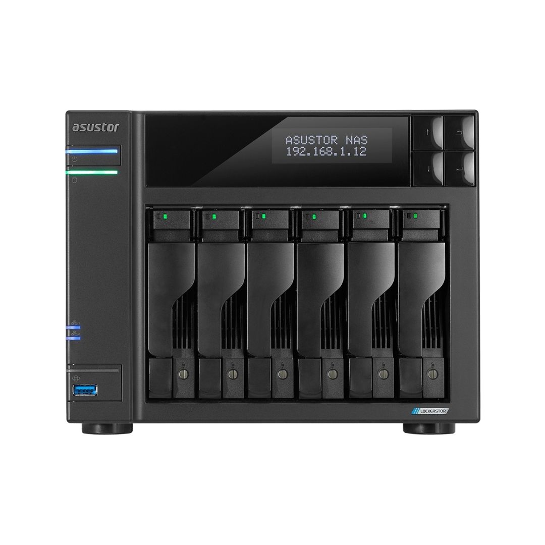 Asustor AS6706T 6 Yuvalı 8 GB NAS Depolama Ünitesi