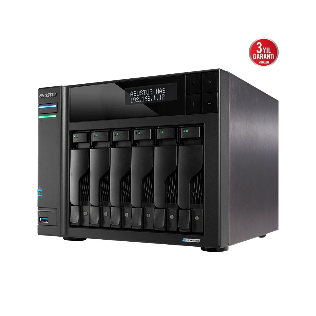 Asustor 8 GB NAS Depolama Ünitesi AS6706T