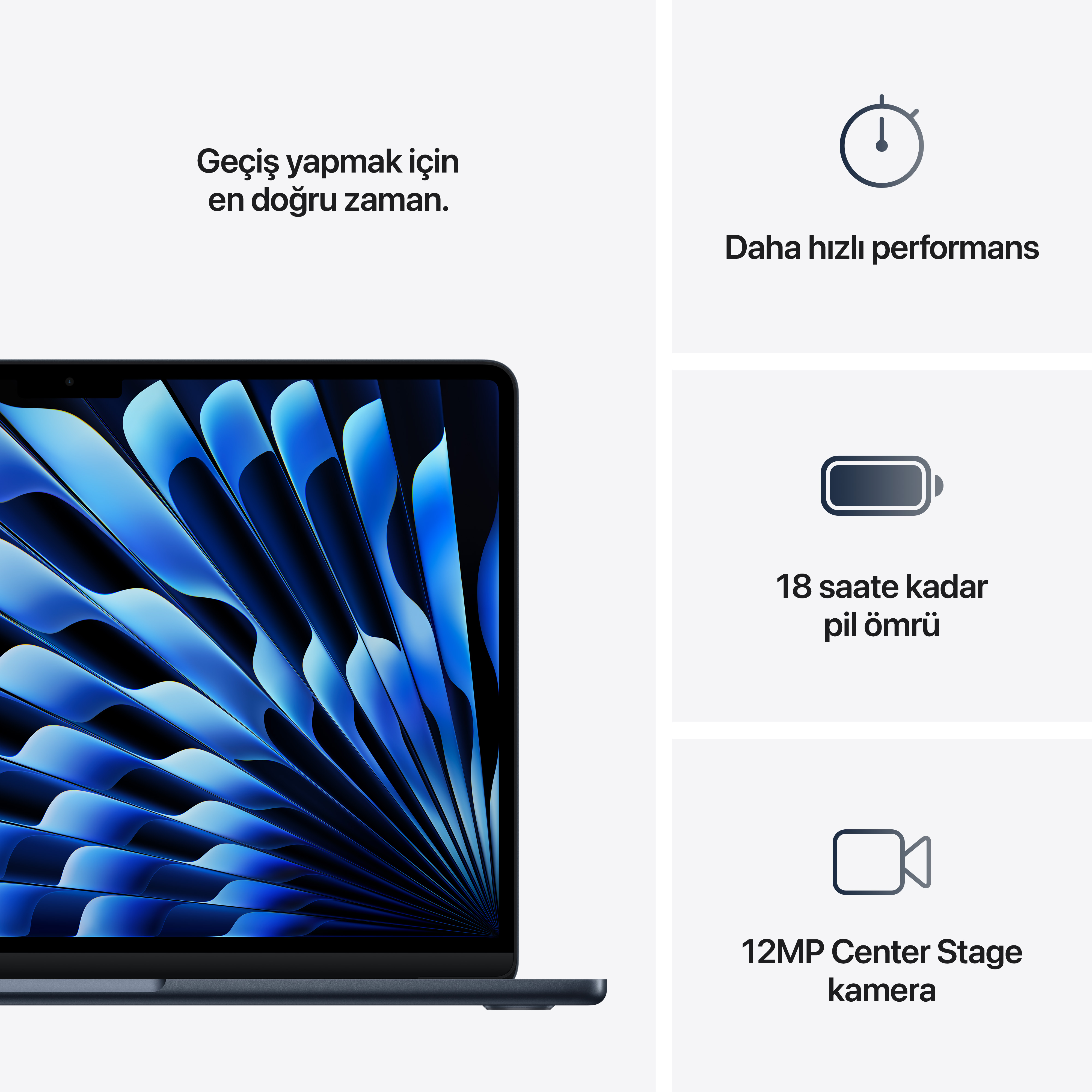 MacBook Air 13 M4 Gece Yarısı Özellikleri