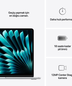 MacBook Air 13 M4 Gümüş Özellikleri