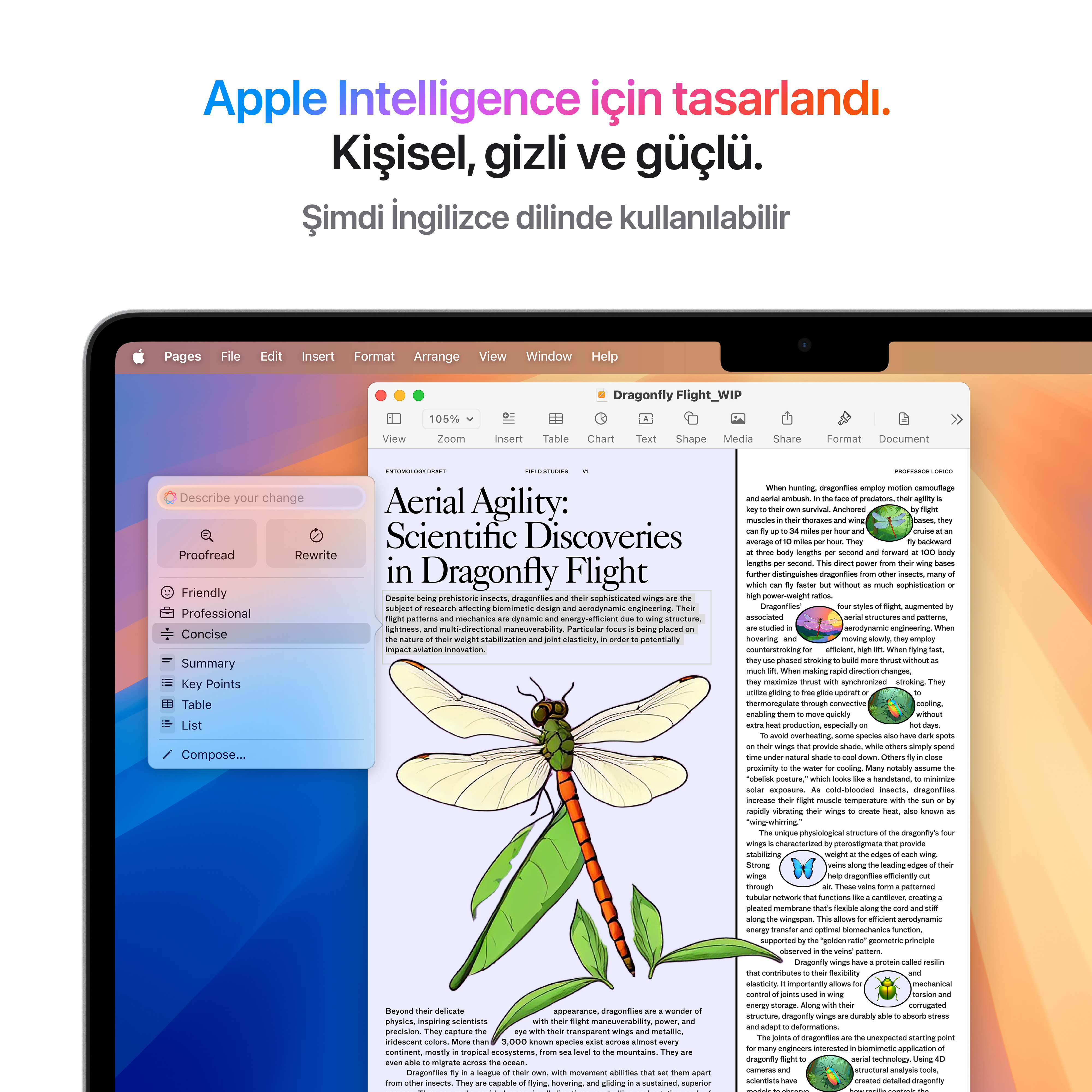MacBook Air 13 inç M4 Apple Intelligence