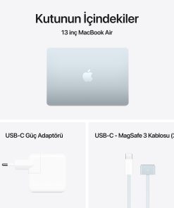 MacBook Air 13 inç M4 Kutunun İçindekiler