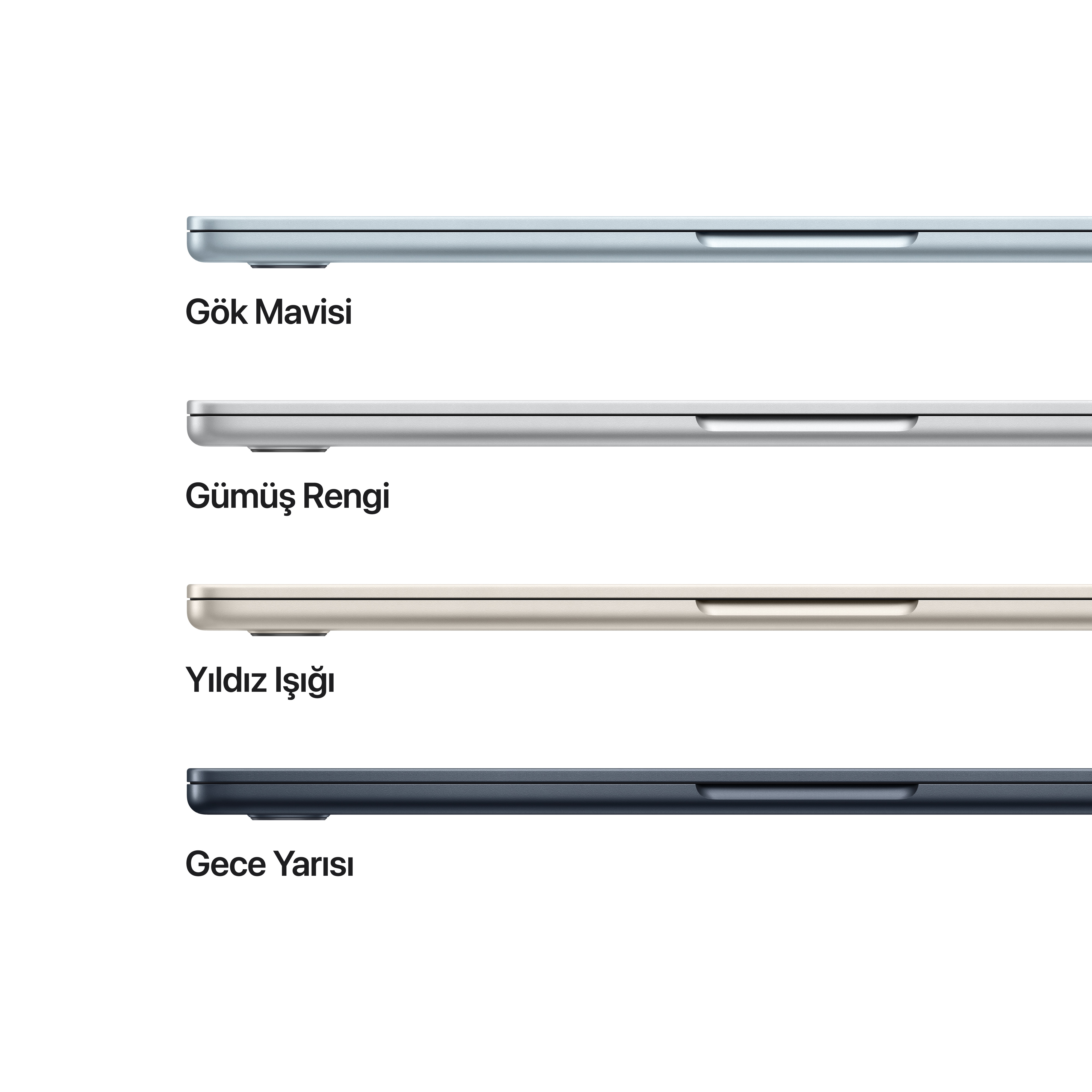 MacBook Air 13 M4 Renkler