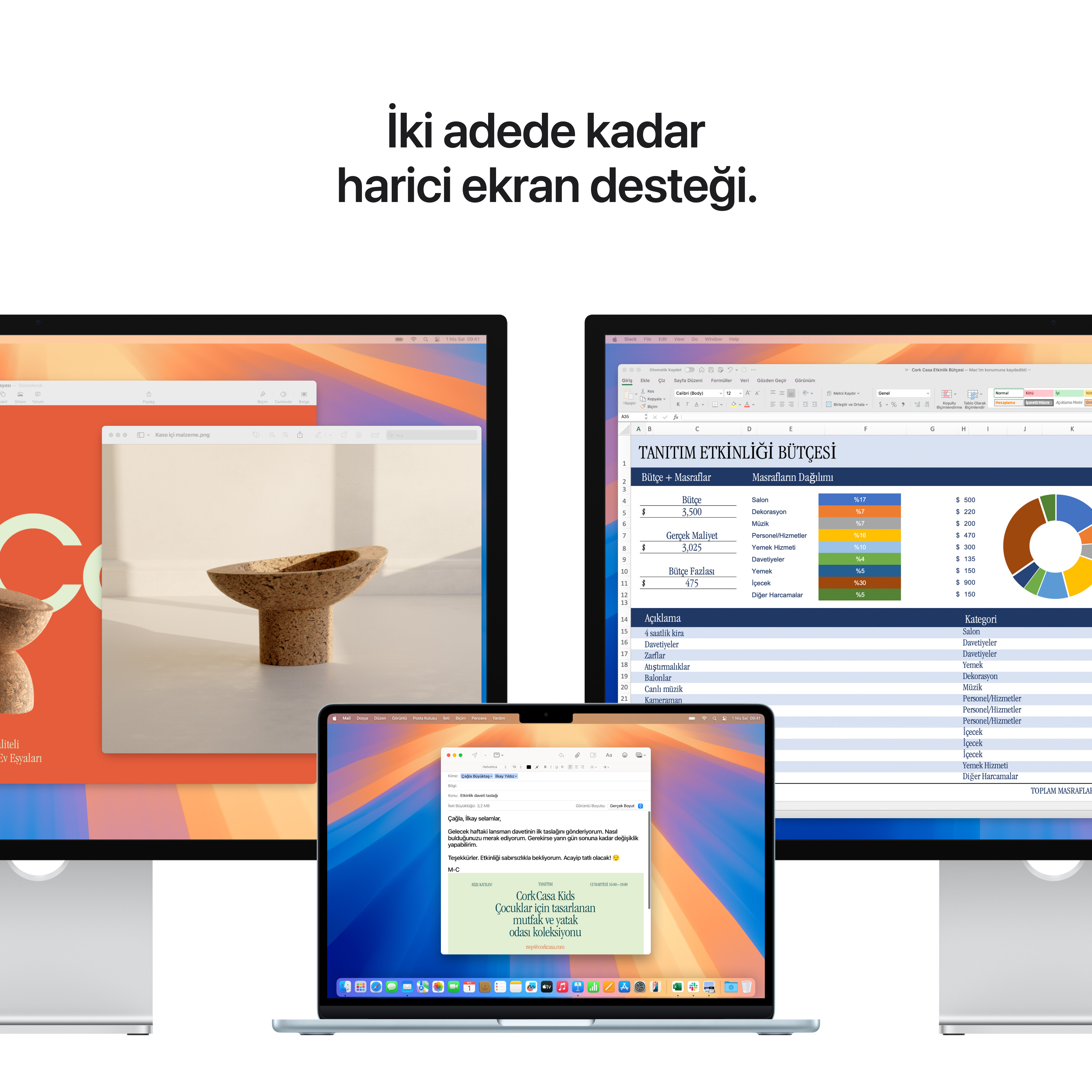 MacBook Air Ekran Desteği