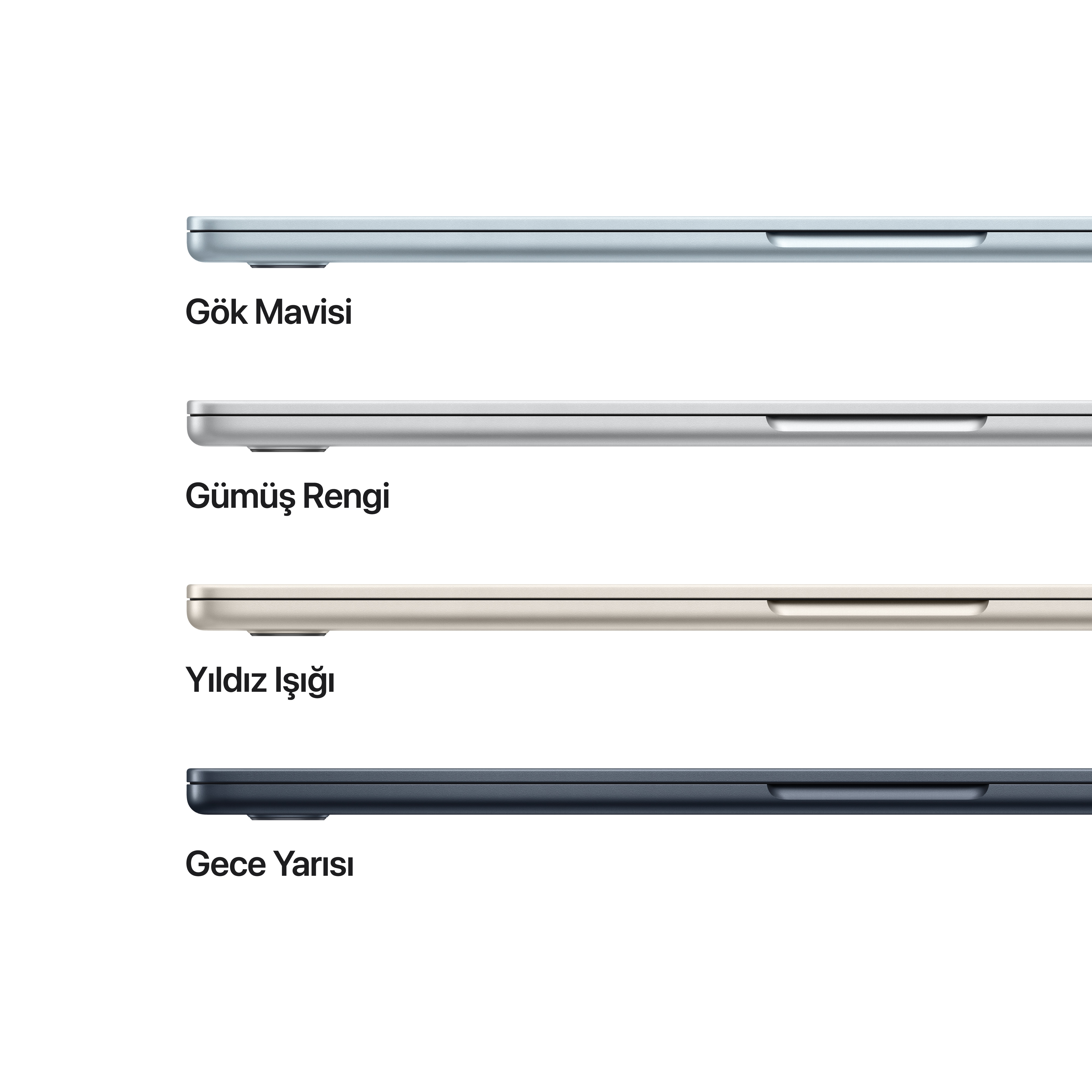 MacBook Air 15 M4 Renkler