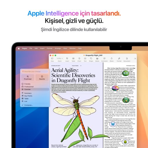 MacBook Air 15 M4 apple İntelligence