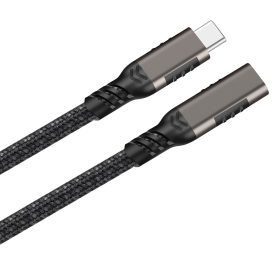 Qgeem Extension 100W 4K 1 Metre Type-C Uzatma Kablosu 6974393005857