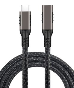 Qgeem Extension 100W 4K 1 Metre Type-C Uzatma Kablosu 6974393005857 Uyumluluk