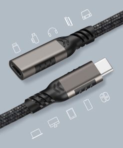 Qgeem Extension 100W 4K 1 Metre Type-C Uzatma Kablosu 6974393005857 Kullanım Alanları