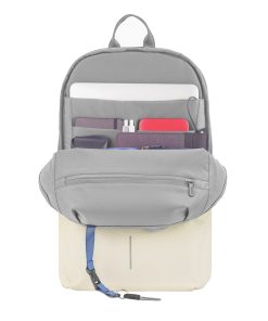 XD Design Bobby Soft 15 - 16 İnç Uyumlu Anti-Theft Gri Macbook Sırt Çantası P705.993 İç Tasarım