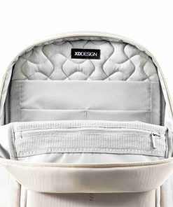 XD Design Bobby Soft Daypack Anti-Theft Krem Sırt Çantası P705.983 İç Tasarım