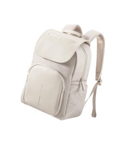 XD Design Bobby Soft Daypack Anti-Theft Krem Sırt Çantası P705.983 Yan Görünümü