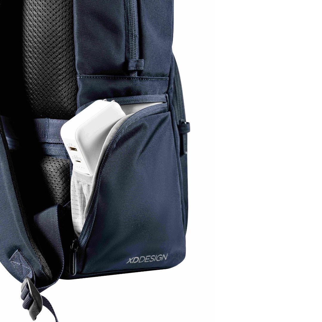 XD Design Bobby Soft Daypack Anti-Theft Lacivert Sırt Çantası P705.985 Yan Cep