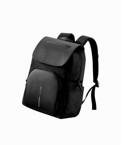 XD Design Bobby Soft Daypack Anti-Theft Siyah 15 - 16 inç Laptop Sırt Çantası P705.981 Yan Tasarım