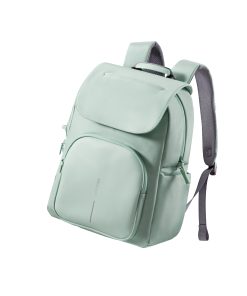 XD Design Bobby Soft Daypack 15 / 16 inç Uyumlu Anti-Theft Yeşil Sırt Çantası P705.987 Yan Tasarım