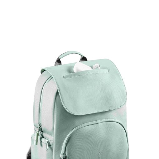 XD Design Bobby Soft Daypack 15 / 16 inç Uyumlu Anti-Theft Yeşil Bilgisayar Sırt Çantası P705.987 Ön Cep