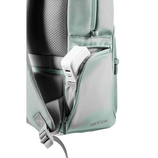 XD Design Bobby Soft Daypack Anti-Theft Yeşil Sırt Çantası P705.987 Yan Cep