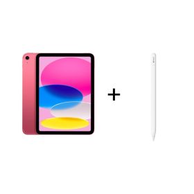 Kolej Seti 17 – iPad 10.9 inç (10. Nesil) Wi-Fi + Cellular 64GB Pembe ve Apple Pencil (USB-C)