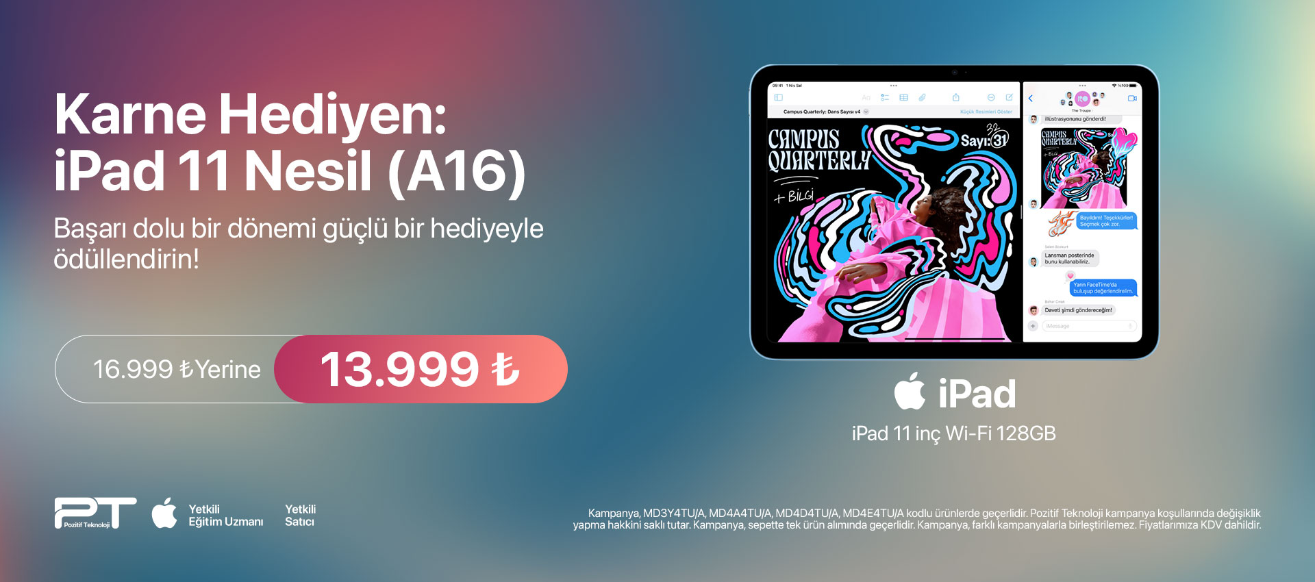 iPad 11. Nesil Anabanner