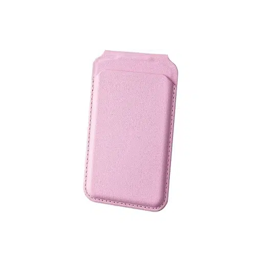 Bix TMW2 Magsafe Uyumlu Manyetik Pembe Deri Cüzdan