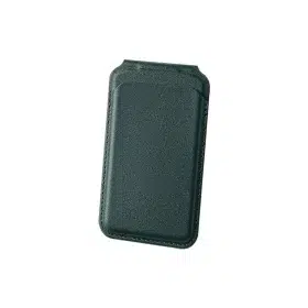 Bix TMW2 Magsafe Uyumlu Kartlık Özellikli Katlanabilir Manyetik Deri Cüzdan Yeşil 8681820420289