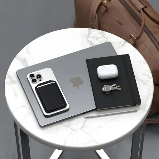 Bix TMW2 Manyetik Deri Cüzdan Siyah Apple Uyumluluk 8681820420234