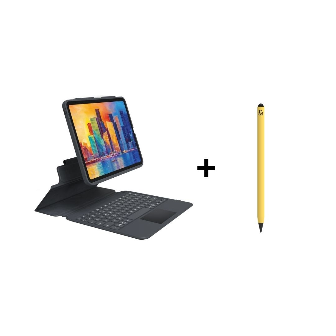 iPad Eğitim Seti 13 Zagg Pro Keys ve Zagg Pro Stylus 2 Pencil Sarı