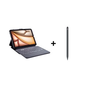 iPad Aksesuar Seti 11 – Zagg Pro Keys 2 (13 inç), Zagg Pro Stylus 2 Gri