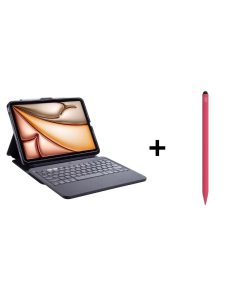 iPad Aksesuar Seti 11 Zagg Klavye ve Pembe Kalem
