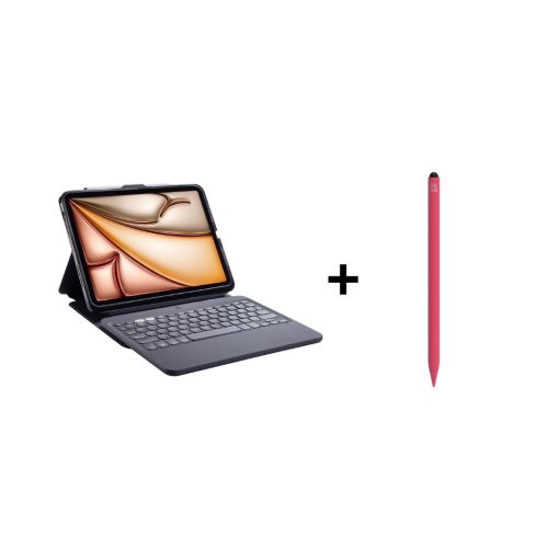 iPad Aksesuar Seti 11 Zagg Klavye ve Pembe Kalem