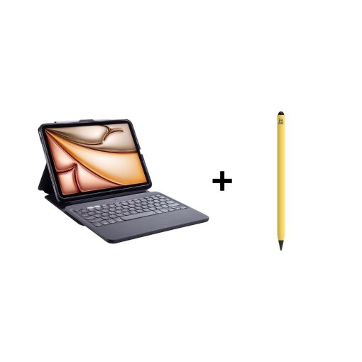 iPad Aksesuar Seti 11 Zagg Klavye ve Sarı Kalem