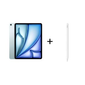 Kolej Seti 24 – iPad Air 11 inç (M2) Wi-Fi + Cellular 128GB Mavi ve Apple Pencil (USB-C)