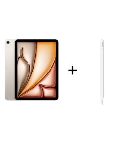 Kolaj Seti iPad 11 inç (M2) Wi-Fi Yıldız Işığı ve Apple Pencil (USB-C)