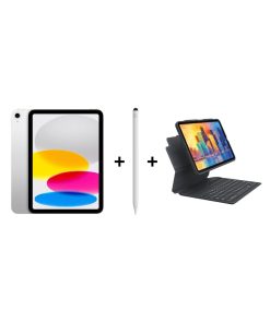 iPad Eğitim Seti 14 - iPad A16 Wi-Fi Gümüş, Zagg Pro Stylus 2 Beyaz Kalem ve Zagg Pro Keys