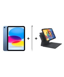 iPad Eğitim Seti 14 - iPad A16 Wi-Fi Mavi, Zagg Pro Stylus 2 Beyaz Kalem ve Zagg Pro Keys