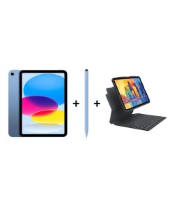 iPad Eğitim Seti 14 - iPad A16 Wi-Fi Mavi, Zagg Pro Stylus 2 Mavi Kalem ve Zagg Pro Keys