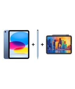 iPad Eğitim Seti 14 - iPad A16 Wi-Fi Mavi, Zagg Pro Stylus 2 Mavi Kalem ve Zagg Pro Keys