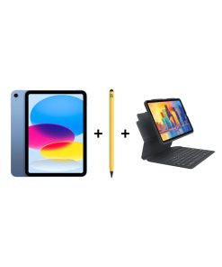 iPad Eğitim Seti 14 - iPad A16 Wi-Fi Mavi, Zagg Pro Stylus 2 Sarı Kalem ve Zagg Pro Keys