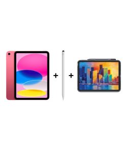 iPad Eğitim Seti 14 - iPad A16 Wi-Fi Pembe, Zagg Pro Stylus 2 Beyaz Kalem ve Zagg Pro Keys