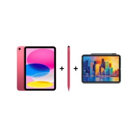 iPad Eğitim Seti 14 – iPad (A16) 128GB Pembe, Zagg Pro 2 Pembe ve Zagg Kılıf
