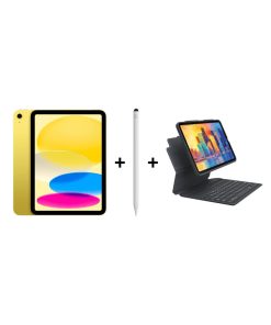 iPad Eğitim Seti 14 - iPad A16 Wi-Fi Sarı, Zagg Pro Stylus 2 Beyaz Kalem ve Zagg Pro Keys