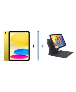 iPad Eğitim Seti 14 - iPad A16 Wi-Fi Sarı, Zagg Pro Stylus 2 Mavi Kalem ve Zagg Pro Keys