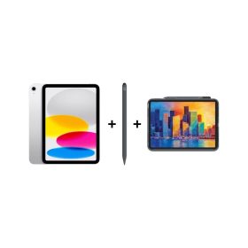 iPad Eğitim Seti 14 – iPad (A16) 128GB Gümüş, Zagg Pro 2 Gri ve Zagg Kılıf