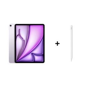 Kolej Seti 31 – iPad Air 13 inç (M2) Wi-Fi + Cellular 256GB Mor ve Apple Pencil (USB-C)