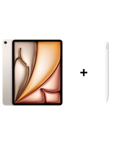iPad Air 13 inç M3 Cellular Yıldız Işığı + Apple Pencil USB-C Set