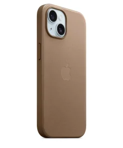 iPhone 15 Mikro Dokuma Kılıf Vizon Grisi Tuş Tasarımı MT3C3ZM/A