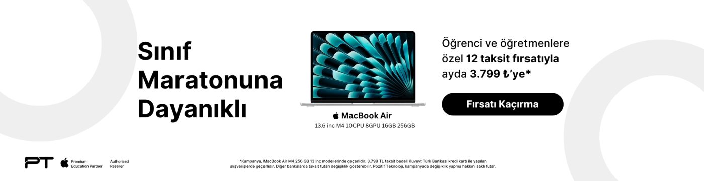 MacBook Air M4 Kategori Arabanner