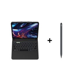 iPad Aksesuar Seti 9 – Zagg Pro Keys 2 (13 inç), Zagg Pro Stylus 2 Gri