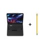 iPad Aksesuar Seti 9 Zagg Klavye ve Sarı Kalem