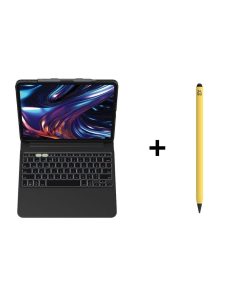iPad Aksesuar Seti 9 Zagg Klavye ve Sarı Kalem